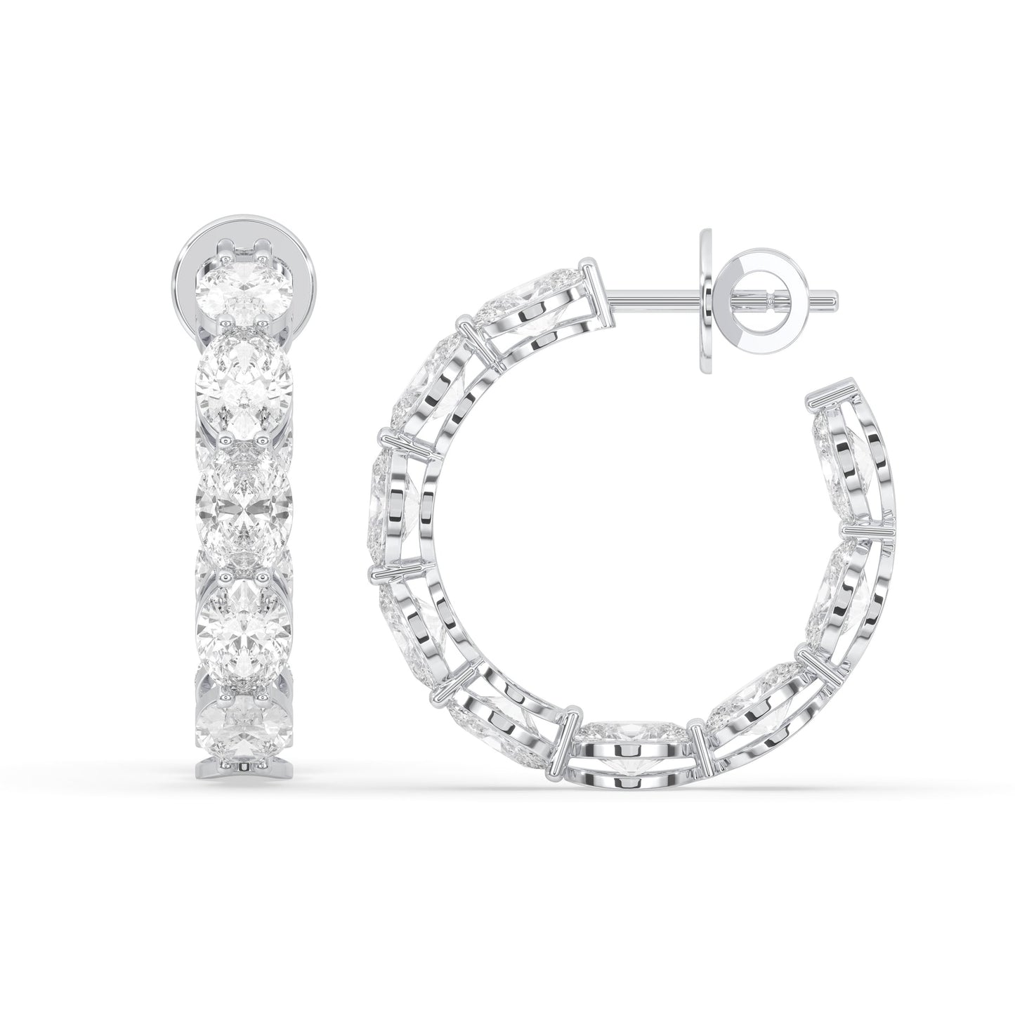 Inside-Out Hoop Earrings