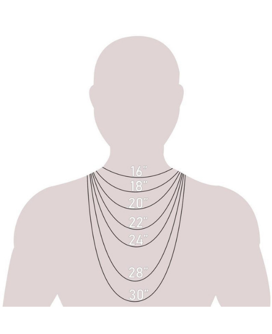 14K Solid Yellow Gold Rope Chain Necklace, 1.25mm - 3.0mm Wide