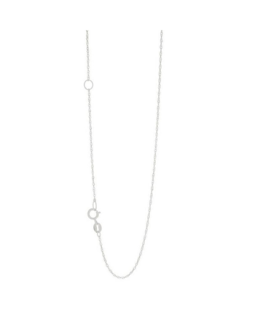 14K Solid Gold Singapore Chain Necklace, 1 MM Wide.