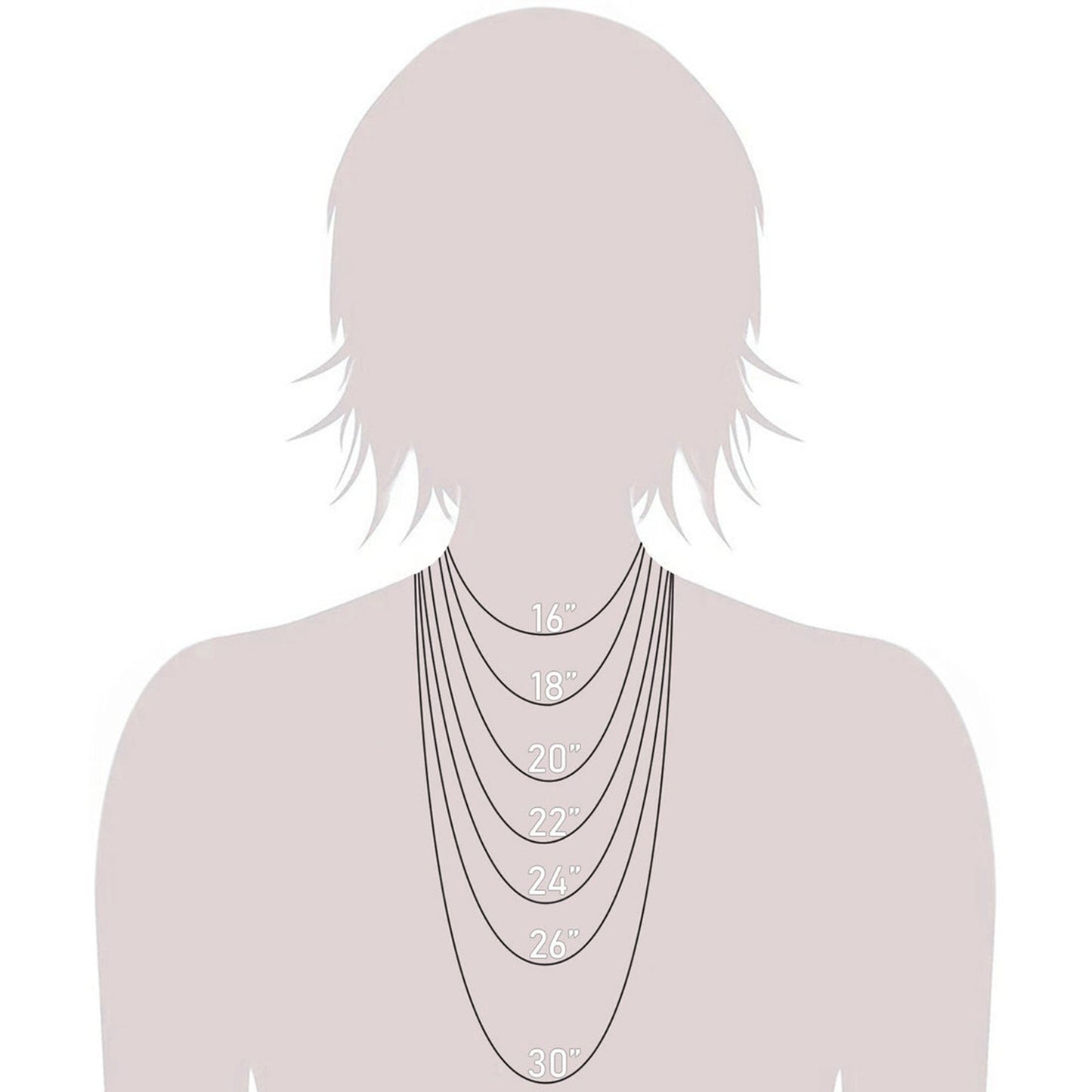 14K A-Z Gold Sideways Initial Necklace