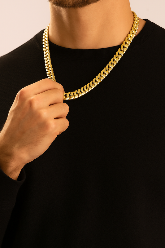 14K Yellow Gold Mariner Link Chain