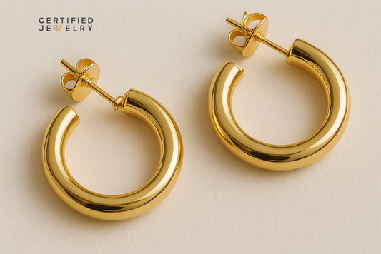 How to Choose the Perfect 14K Gold Earrings: Sterling Hoops & Men's Stud Designs