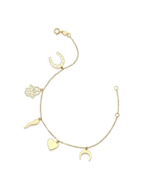 14K Gold Bracelets for Women