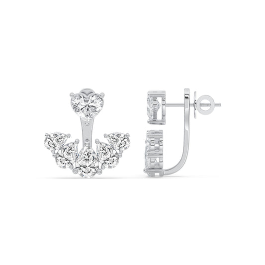 Diamond earring jackets