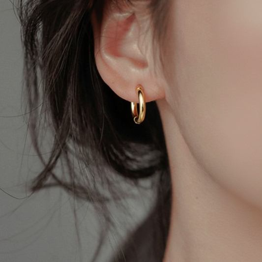 14K gold earrings