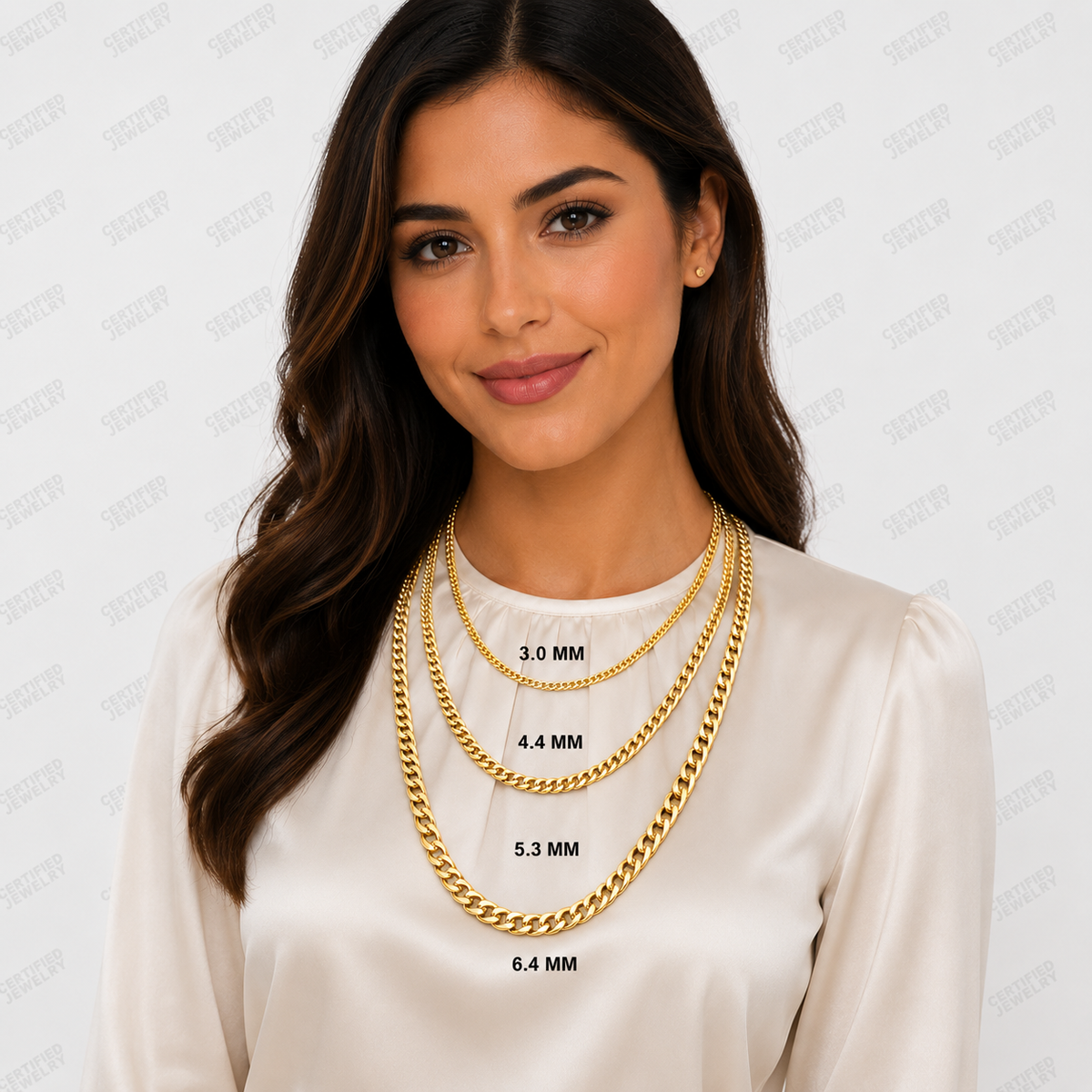 14K Solid Yellow Gold Franco Chain Necklace Real Gold Chain Men Women
