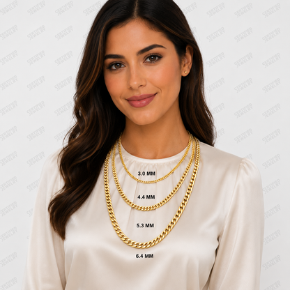 14K Solid Yellow Gold Franco Chain Necklace Real Gold Chain Men Women
