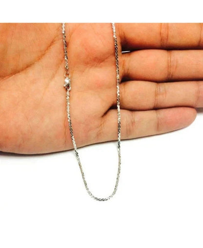 10K Solid Yellow Gold Diamond Cut Sparkle Anklet 1.5MM Lobster Clasp