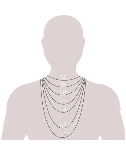 14K White Gold Diamond Cut Cable Link Chain Necklace 0.8mm 3.1mm 16 30"