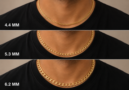 Gold chain necklace