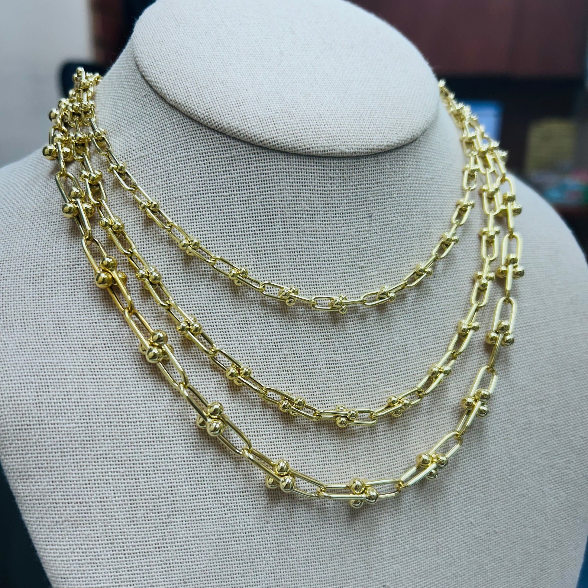 14K Yellow Gold Jax Link Chain