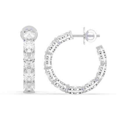 Inside-Out Hoop Earrings
