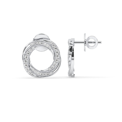 Spiral Earrings Half