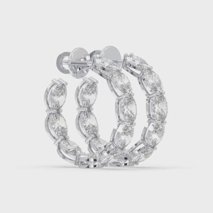 Inside-Out Hoop Earrings