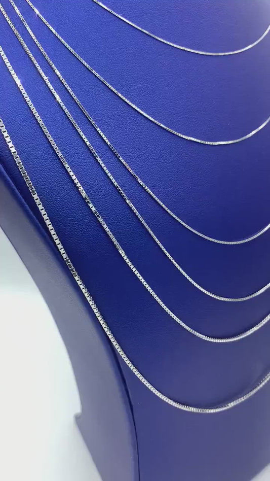 Open Cable Chain Necklace 0.6mm Wide 020 Sterling Silver Open Cable Chain Necklace 0.6mm Wide 020 Sterling Silver