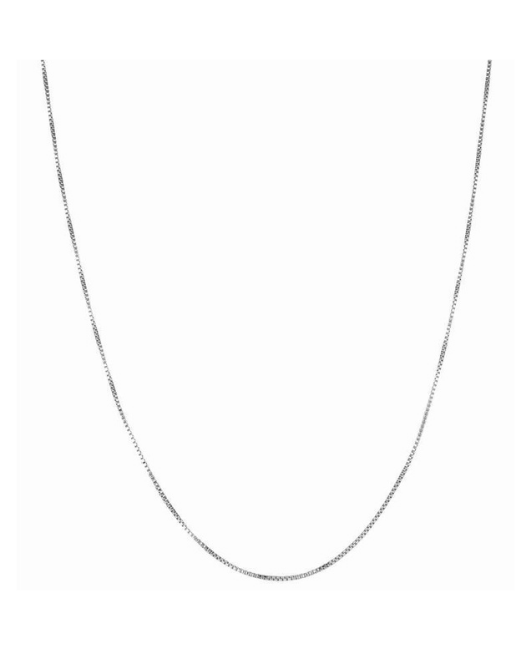 925 Silver Italian Solid Classic Box Chain Necklace