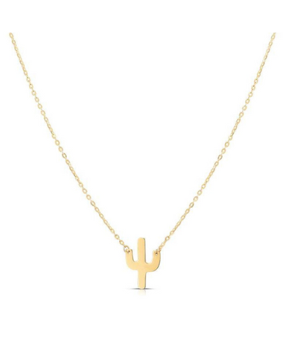 14k Gold Southwest Necklace Collection, Horseshoe, Cowboy Boot, LongHorn, Horse, Cactus , Pendant, Real Gold