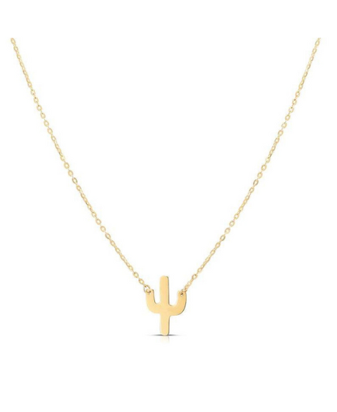 14k Gold Southwest Necklace Collection, Horseshoe, Cowboy Boot, LongHorn, Horse, Cactus , Pendant, Real Gold