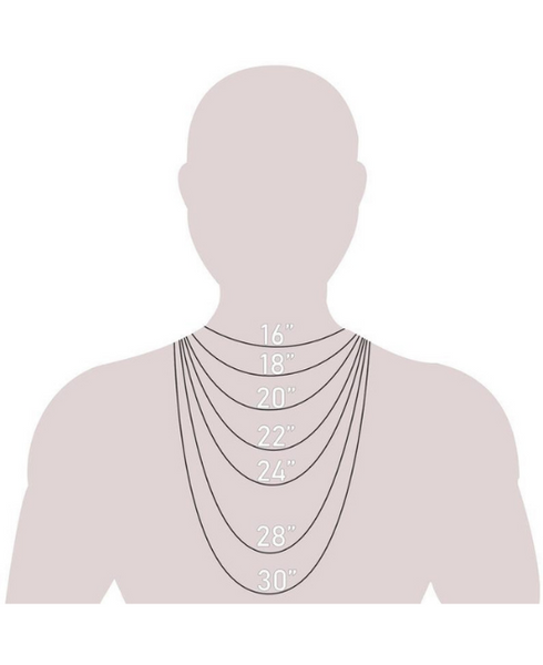 10k Gold Mens Hollow Rope Chain